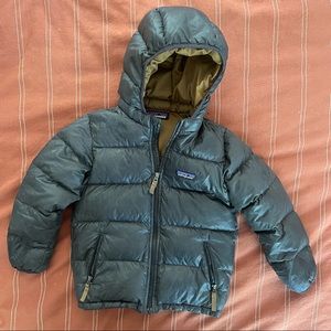 Boys 5T Patagonia Hi-Loft Down Hoody Jacket